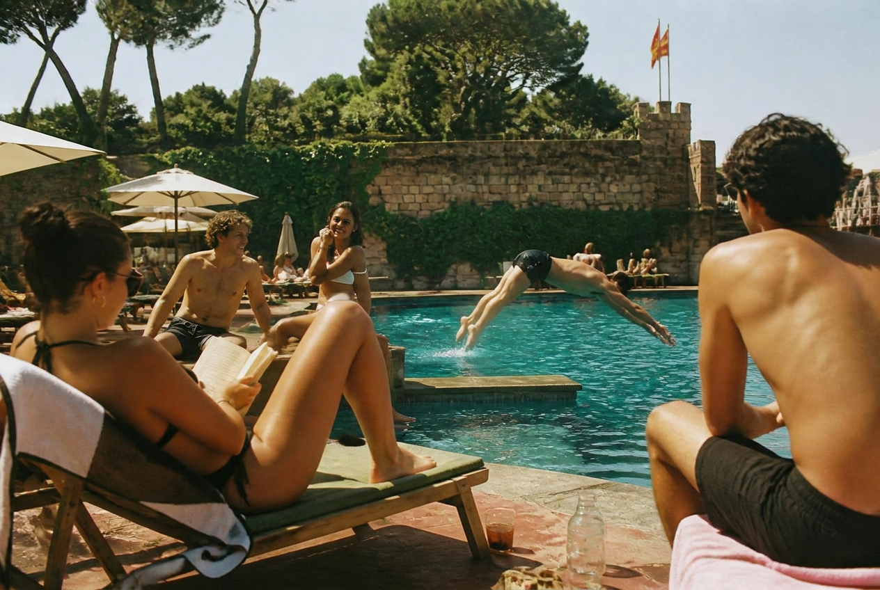 Estiu a la piscina